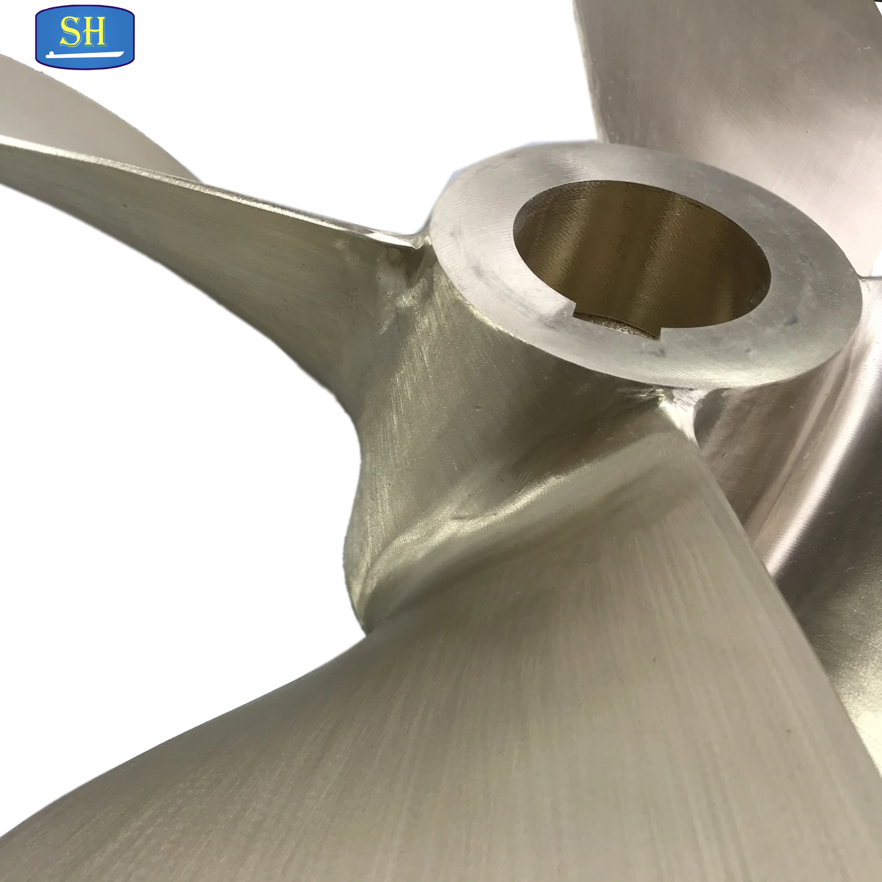 Fixed Pitch Marine Propeller with Bronze Copper Alloy CU1 CU2 CU3 CU4