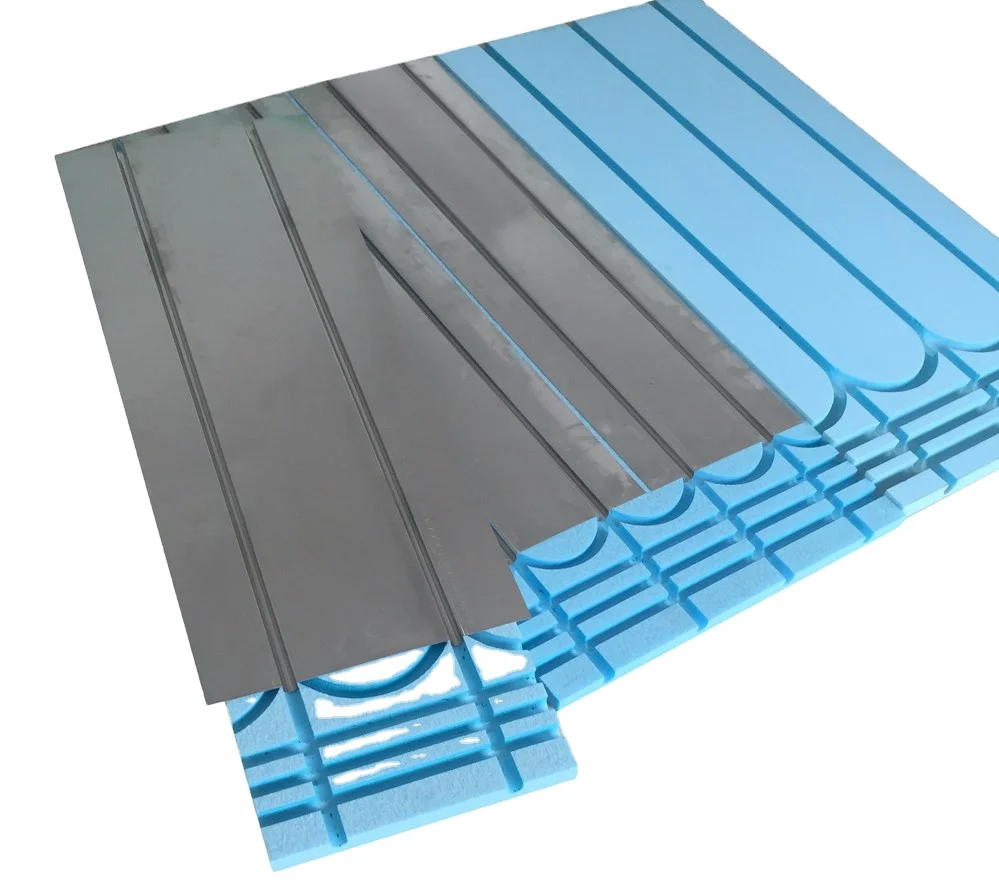 Water floor heating system Aluminium Foil Heat Reflective Insulation XPS/EPS Underfloor Heating Panel