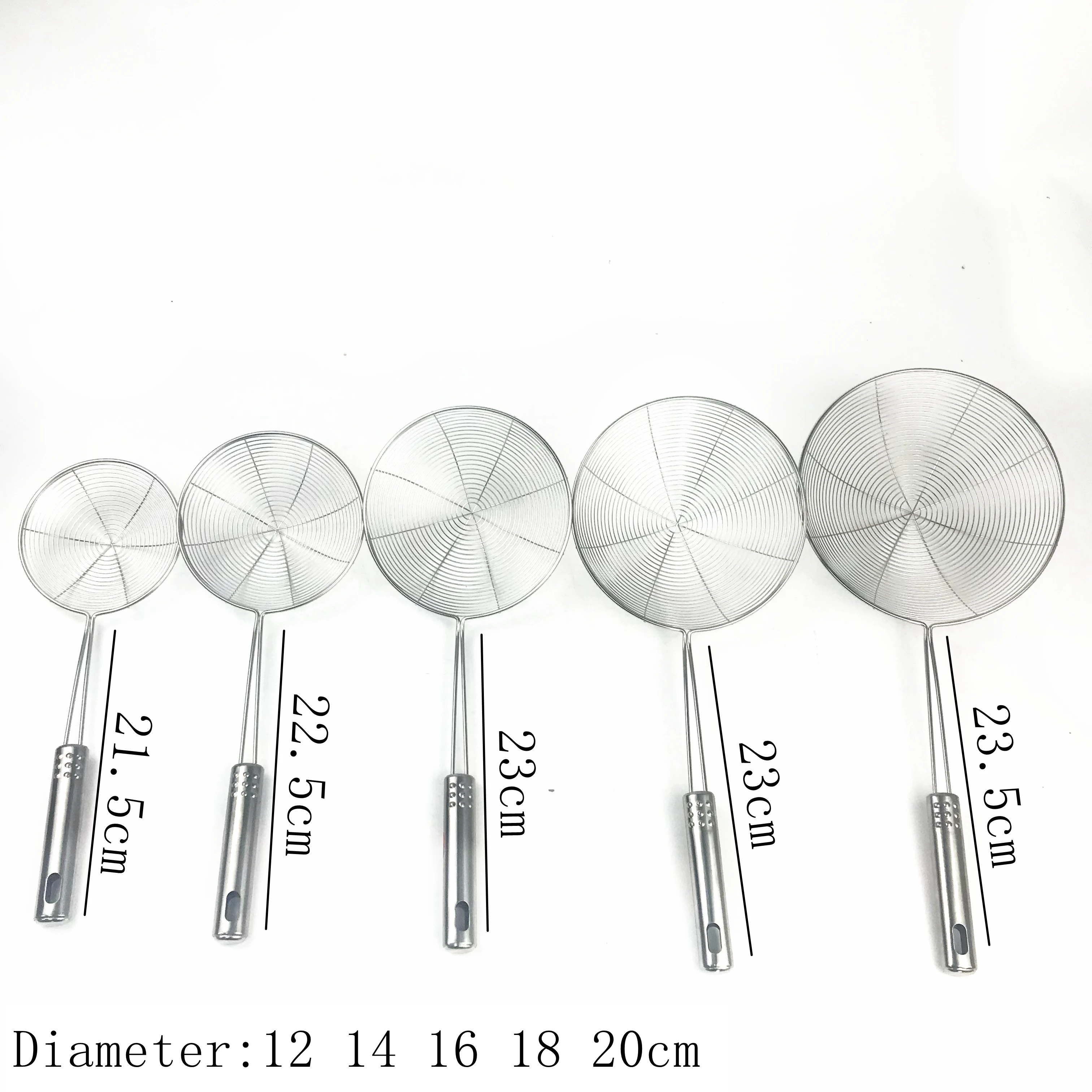 Kitchen Strainer Wire Mesh Filter Stainless Steel Wire Mesh Skimmer Kitchen Strainer Colander