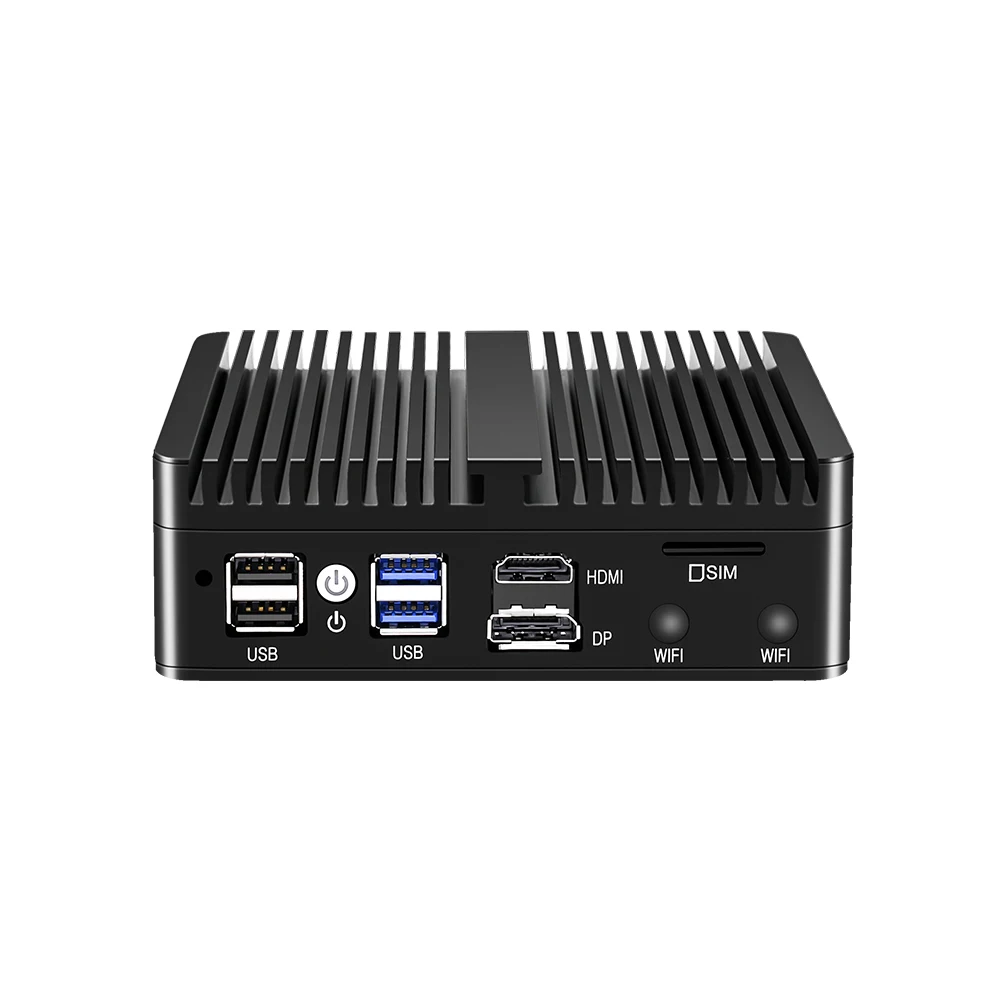 pfSense Firewall N5105 Router 4x i225 i226 2.5G LAN 2xDDR4 NVMe Industrial Fanless Mini PC 4xUSB HD-MI2.0 OPNsense PVE ESXi