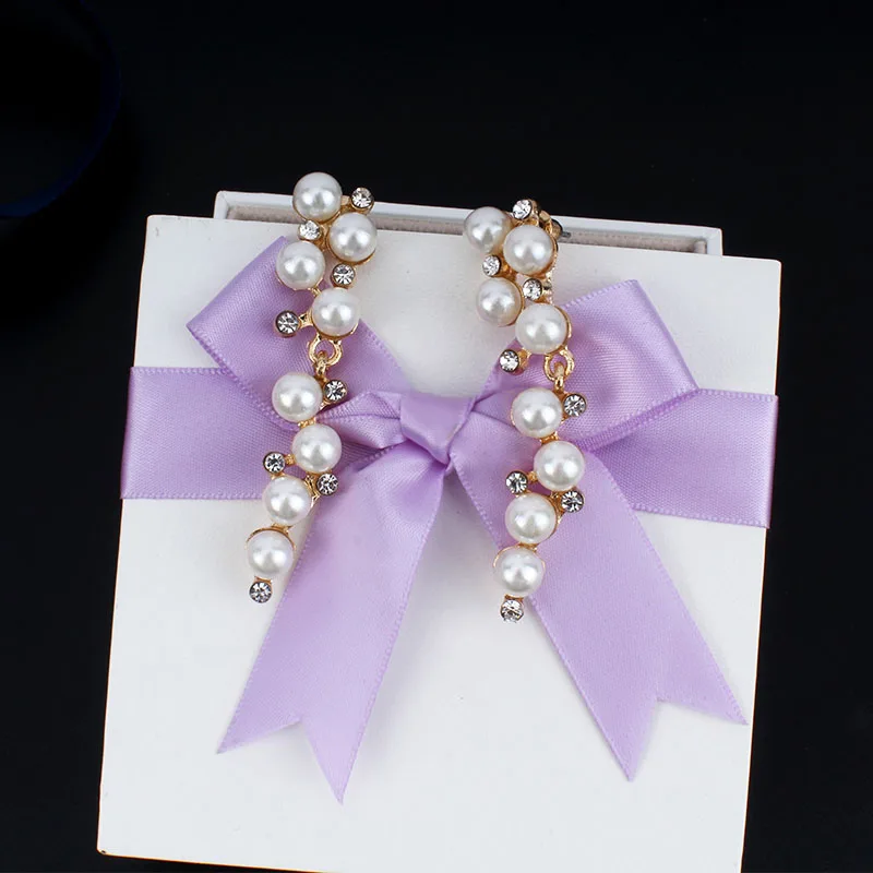 Multilayer pearl big pure round pearl necklace earring set bridal party accessories for wedding jewelry set