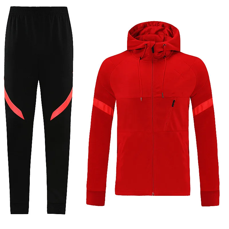 Hot sale MANE M.SALAH soccer hoody tracksuit 21/22 season DE BRUYNE BENZEMA football hoody tracksuit fato de treino