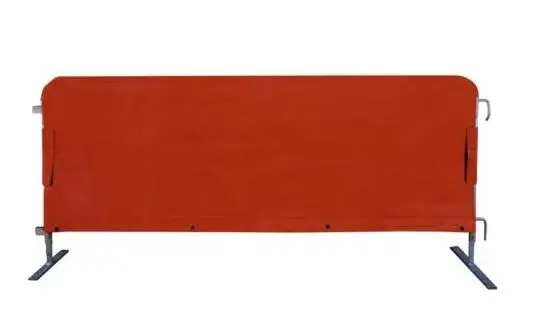 Polyester Barricade barrier cover Thermal transfer printing crowd control banner Sports and Games vinyl fence barrier cover
