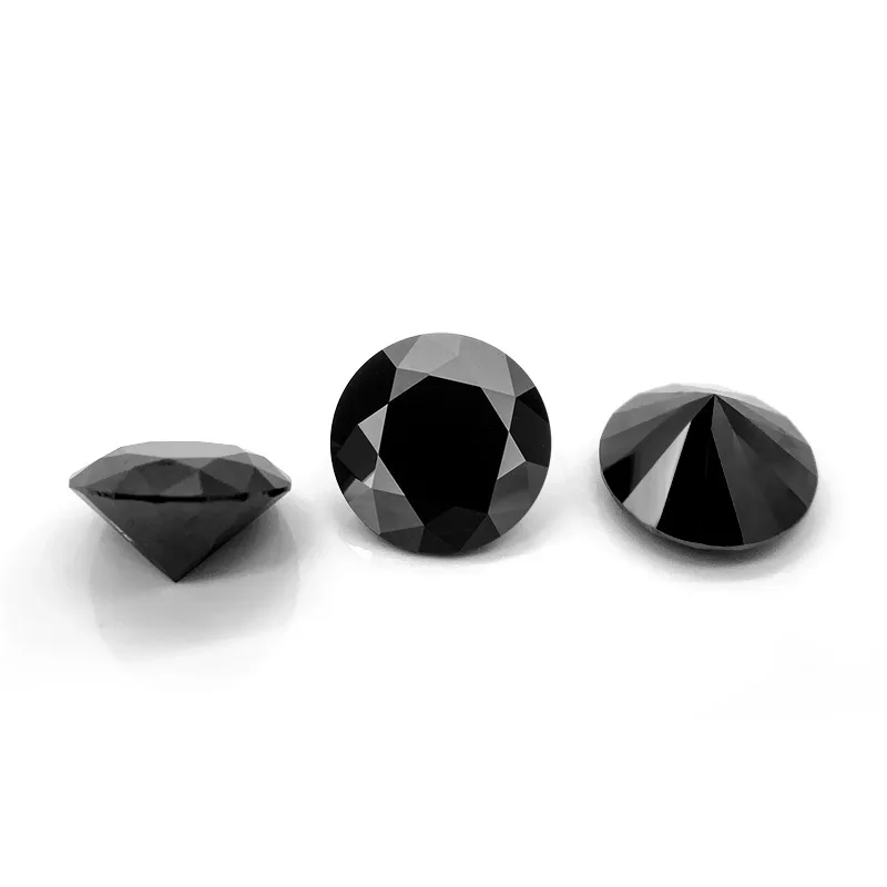 Бриллиант GRA Moissanite цена за карат черные свободные монзонитовые бриллианты для обручальных колец муассанитовые камни