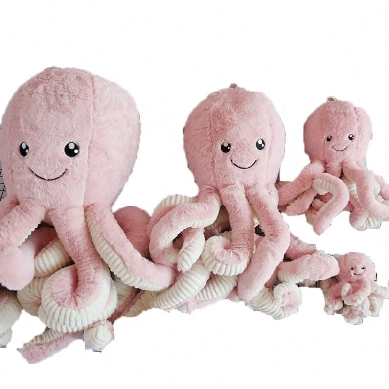 Плюшевая подушка осьминог декоративная тряпичная кукла в спальню подарок для детей мультяшная мягкая плюшевая игрушка-Зверюшка морской жизни