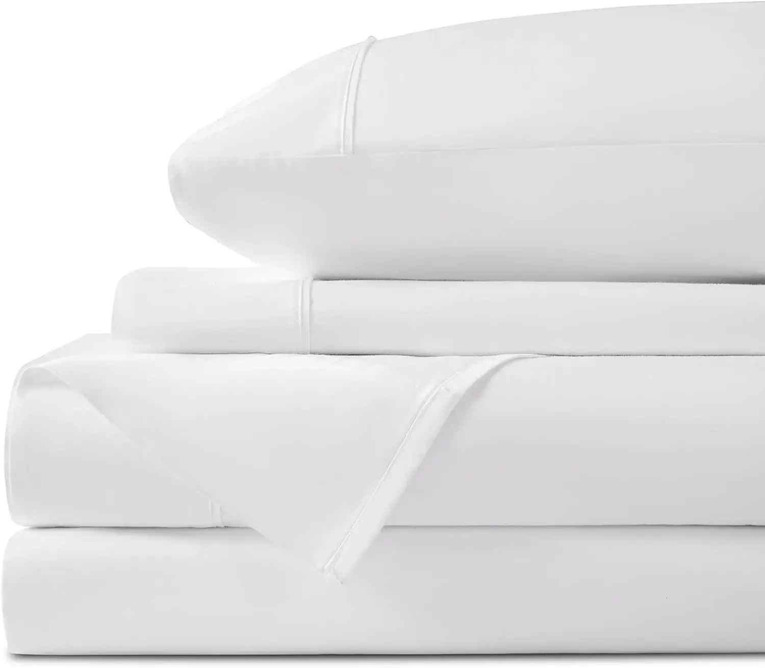 Простые окрашенные постельные простыни, набор 100 хлопчатобумажных кроваток, плоские простыни, простой индивидуальный стиль логотипа, упаковка ткани