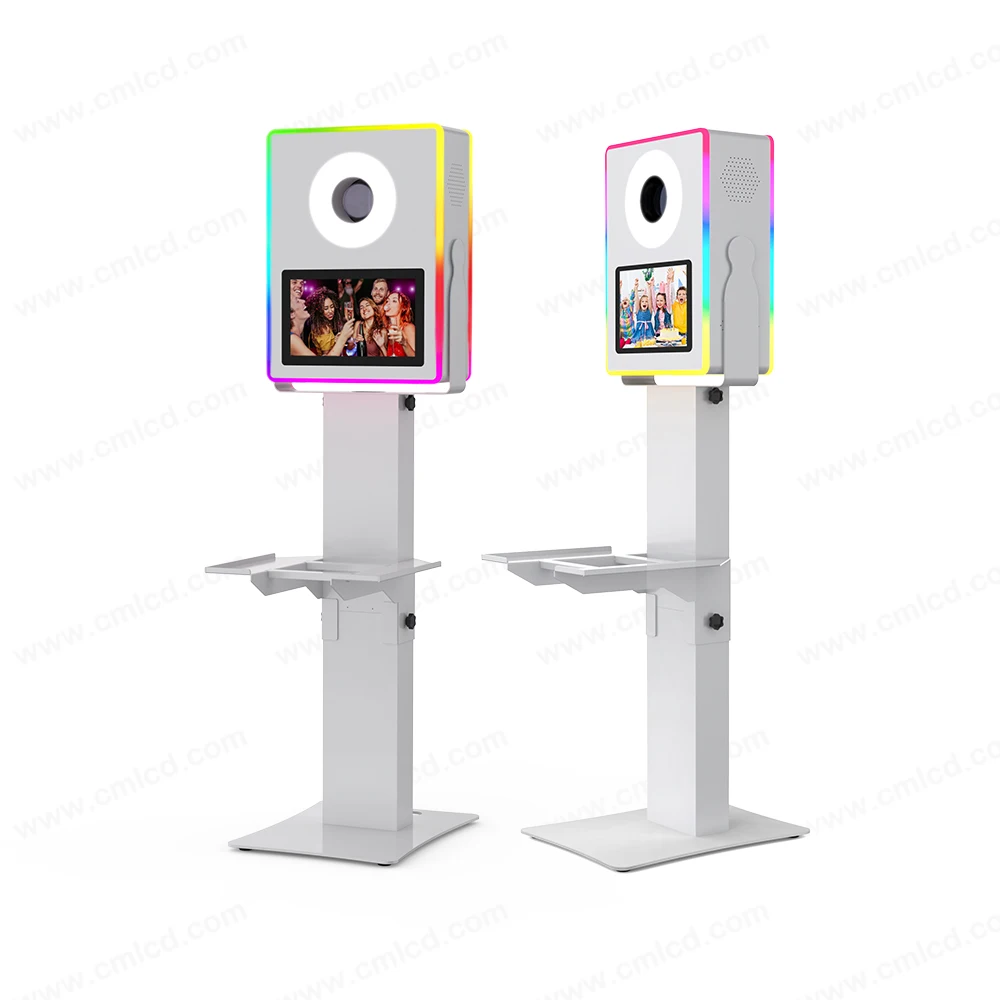 Leave space install dslr camera mini pc and printer dlsr touch screen 13.3 inch photo booth Easy to use photobooth for party