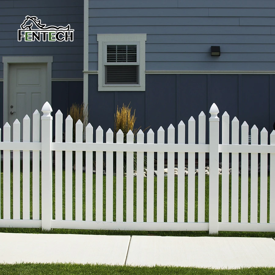 Durable High Quality Black/White Plastic/Vinyl/Pvc Small Fences for Gardens