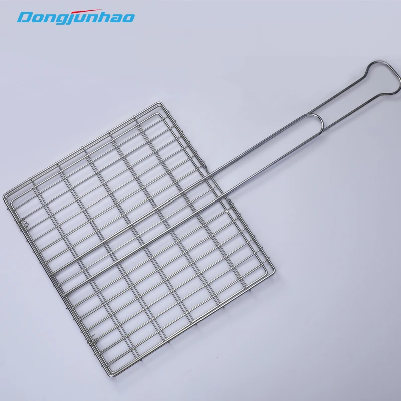 Professional Factory metal custom BBQ grilling basket Barbecue wire grill rack for campfire