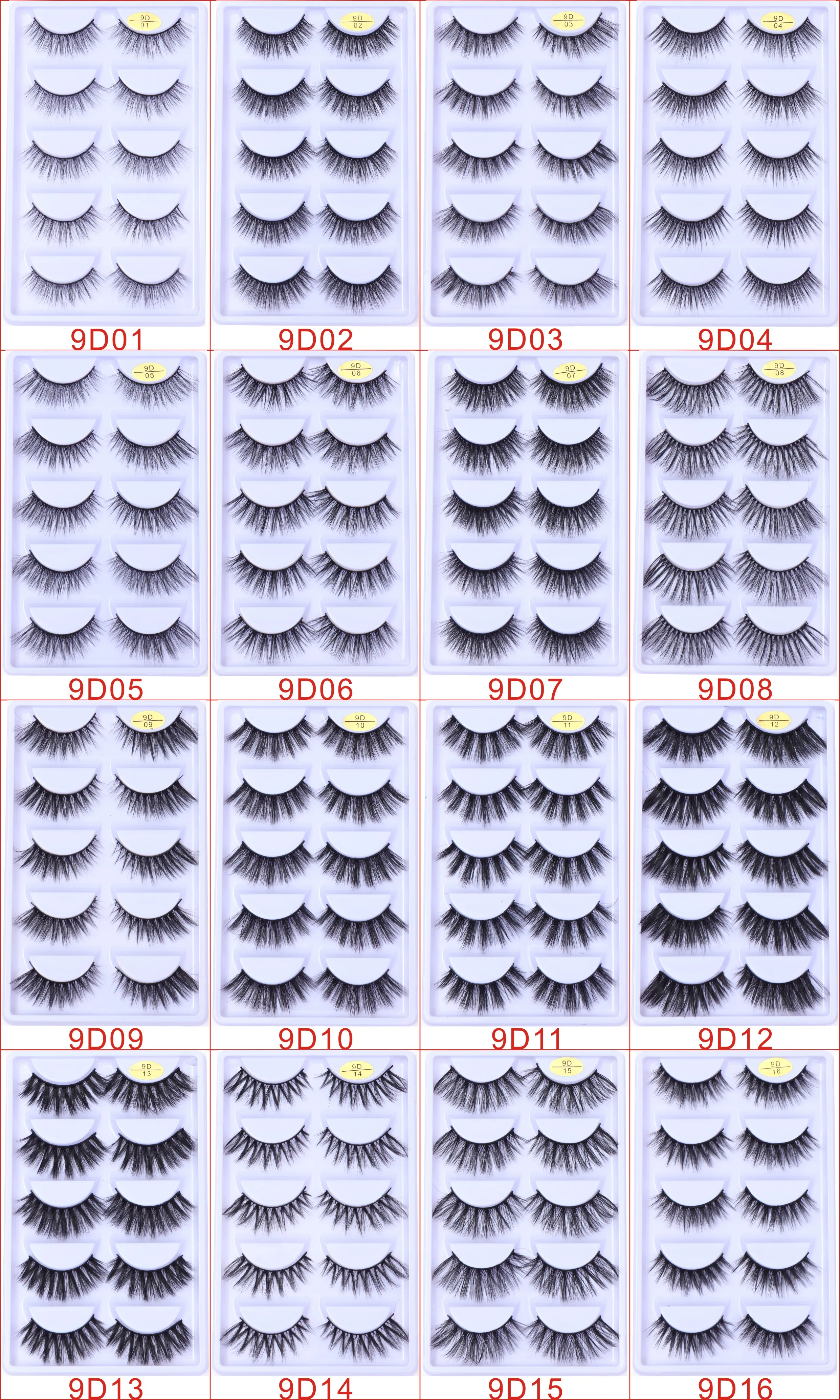 Super Soft black Band Faux Mink Eyelash Natural 3D Lashes Short Length Natural Long Full Strip Lashes for daily life