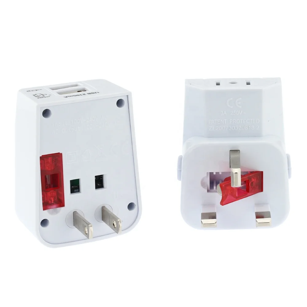 Usb Worldwide Wall Charger International Universal Power Adapter All-in-one Travel Adapter For Uk/eu/au/asia