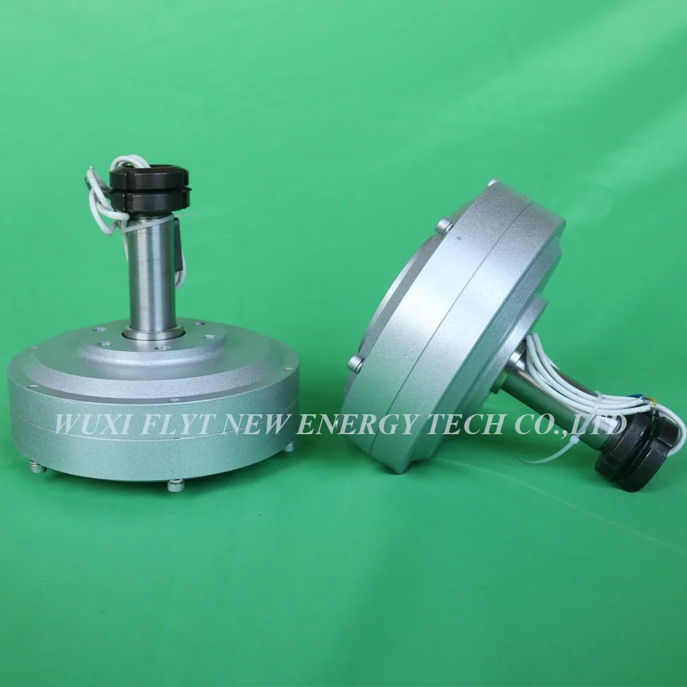 Axial Flux Three Phase Coreless Permanent Magnet Generator 5KW High RPM 220V 380V For VAWT