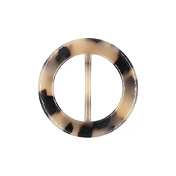 High fashion hoops custom lightweight high quality bikini swimwear connector O ring coat acetate buckles for woman belt