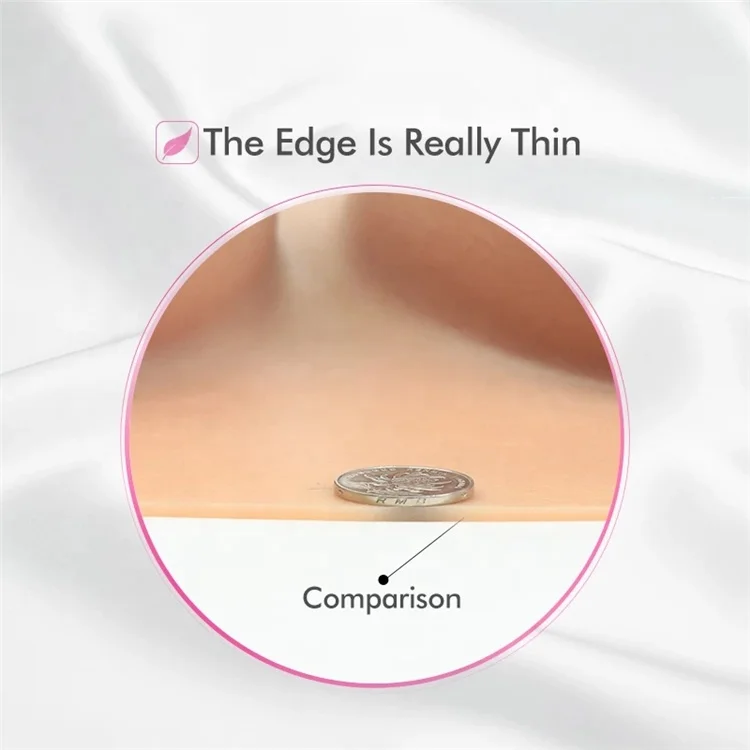 High Quality Realistic Water Drop Shemale Prosthesis Transvestite Artificial Breast Enhancer Prosthetic Silicone Breast Plate