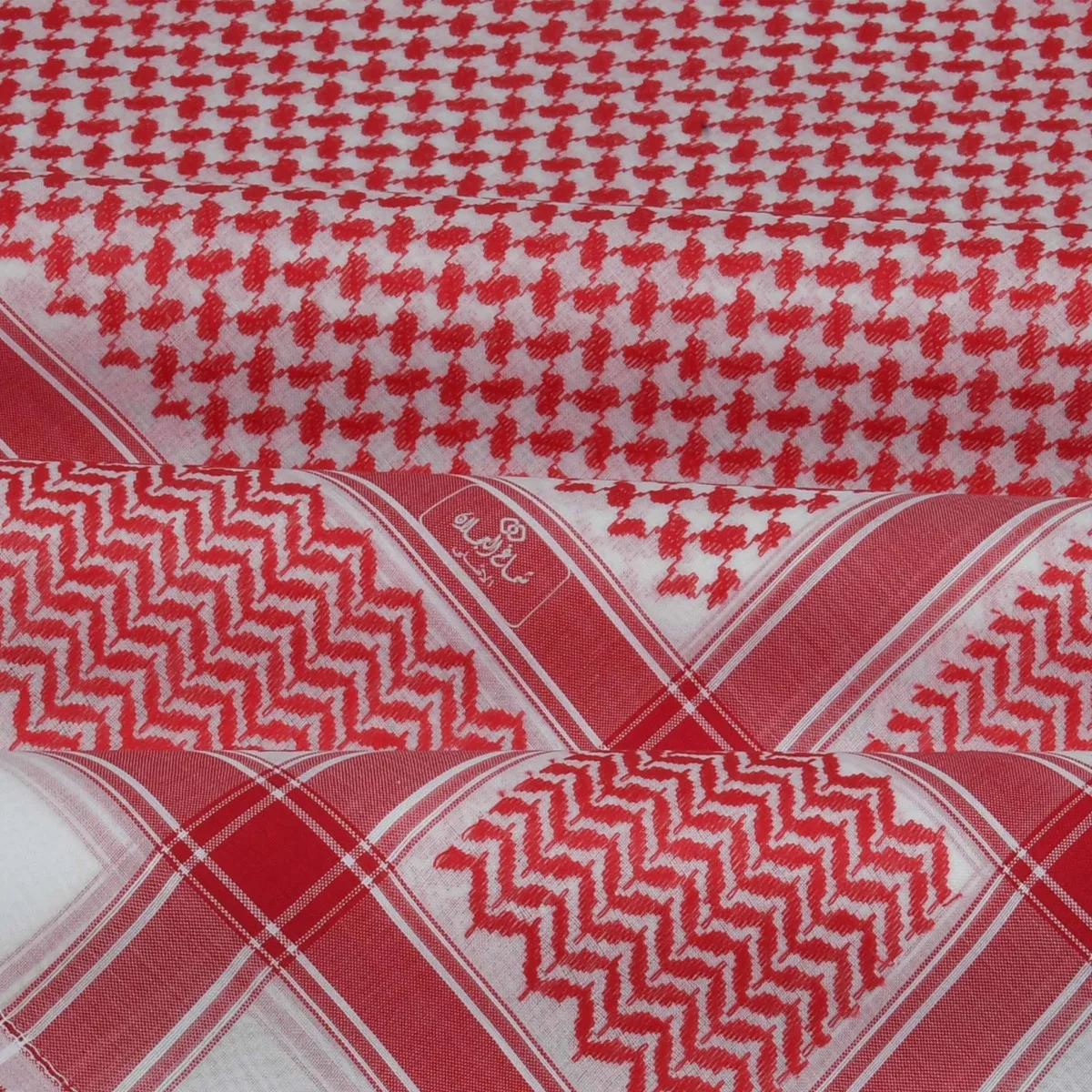 Wholesale Hot Selling Fashion Outdoor Men Cotton Shemagh Thicken Muslim Arabic Keffiyeh Scarf Luxury 4 Sides Jacquard Yashmagh