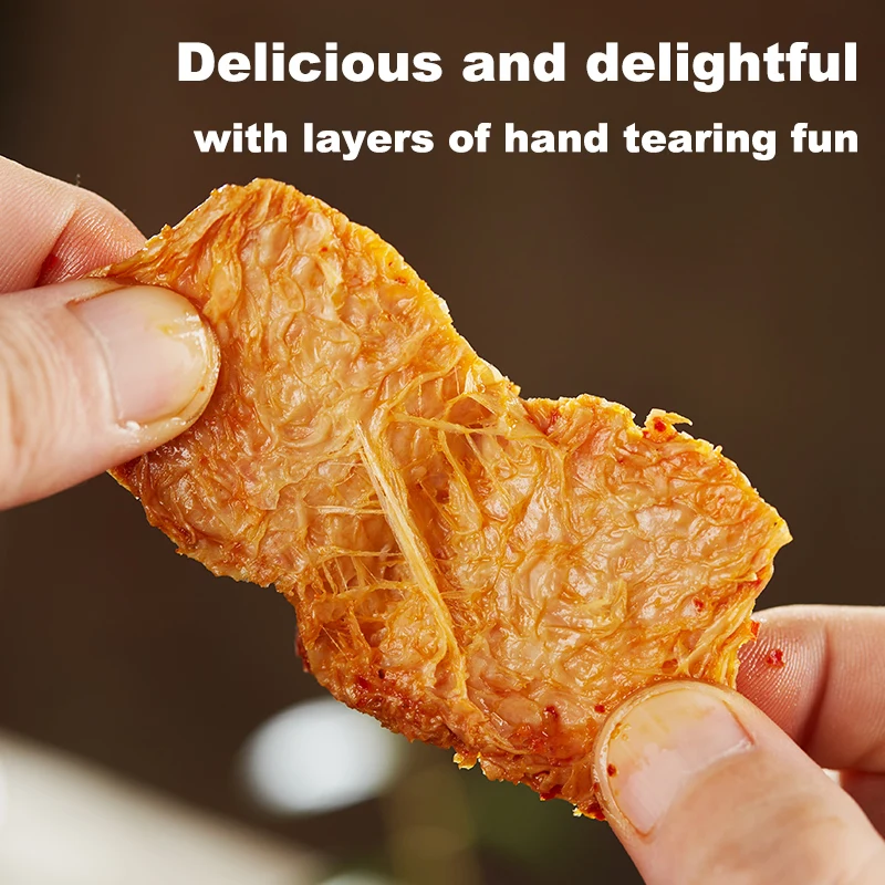 26g Box Packing Korean Snacks Delicious Grain Snacks Vegan Food Bulk Chinese Spicy Dried Tofu Ready to Eat Vegan Steak