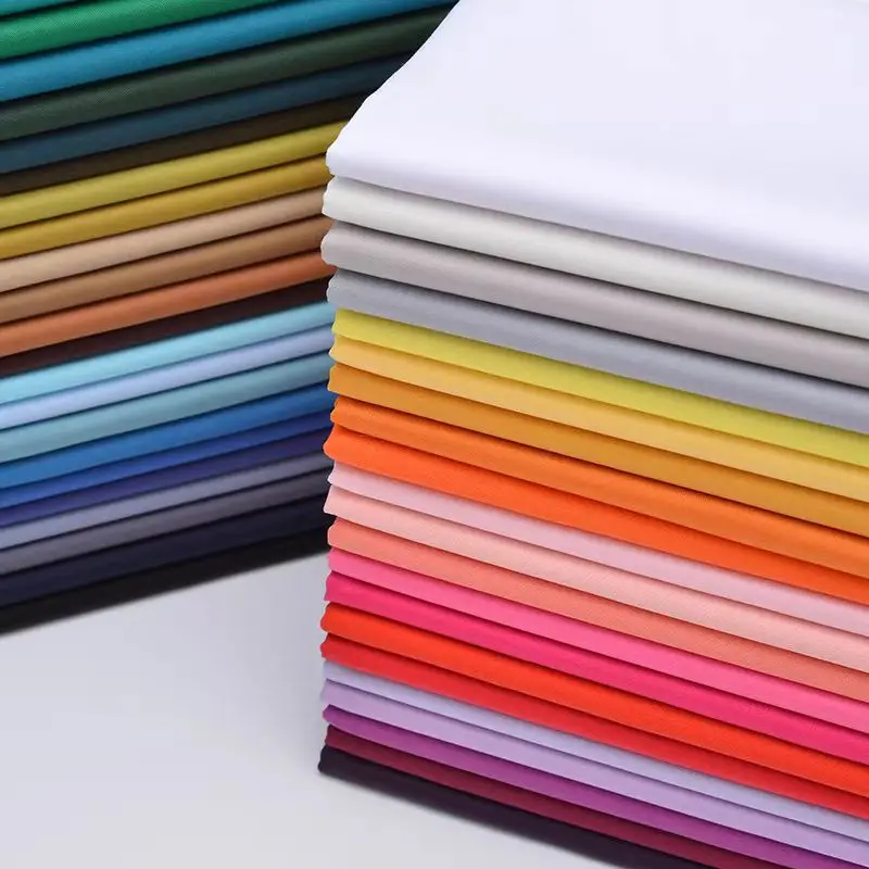 Сплошной цвет 100% полиэстер 60-140gsm ткань высокой плотности для ткани и простыни