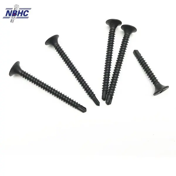 NBHC012SC Carbon Steel White Zinc Bugle Head Self Drilling Drywall Screw With Drill Point