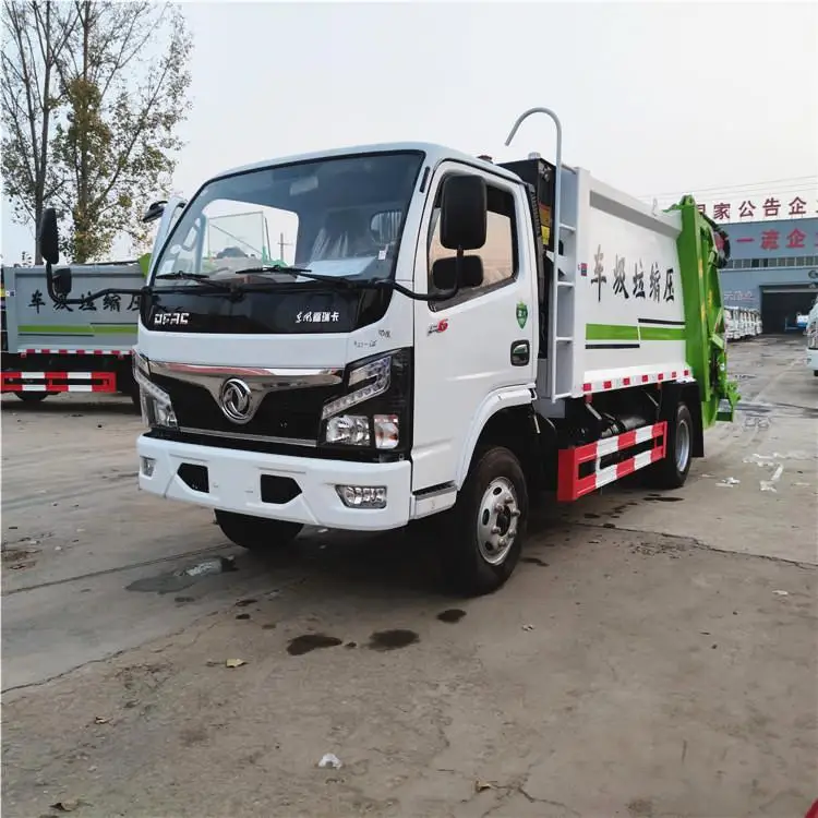 Dongfeng электронный кухонный мусоровоз с колесной базой 3380 мм и мусорным баком 4 кубических метра