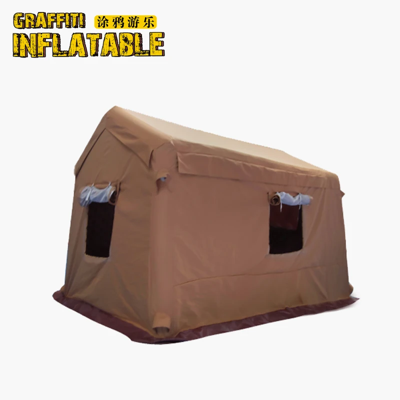 3*4m and Custom design hiking travelling large space Convenient Inflatable party camping tent