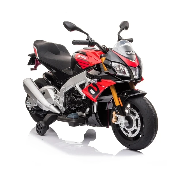 Licensed Aprilia Children Electric Motorcycle 12v Electric Ride On Toy For Kids 3-8 Years Old
