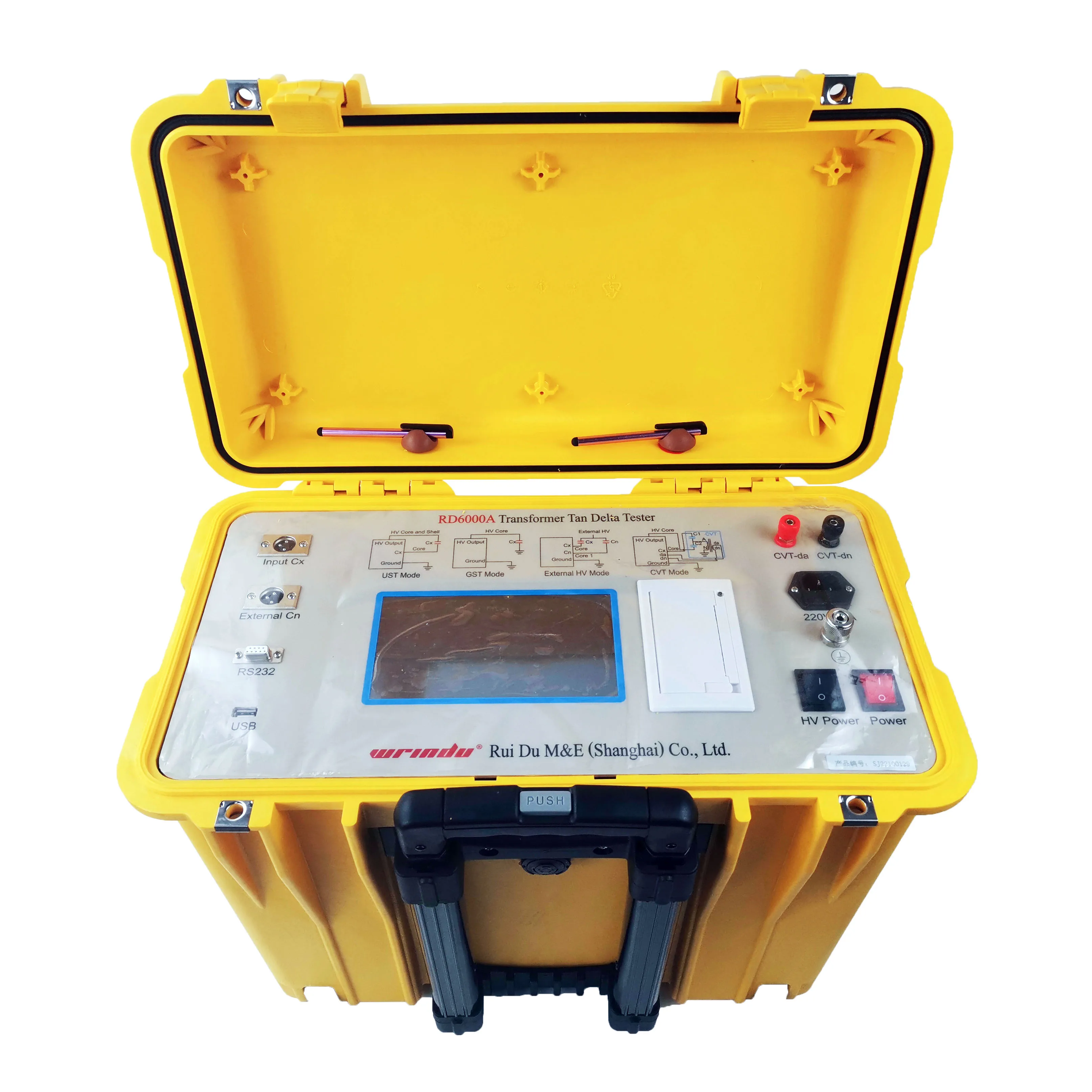 RD6000A dissipation factor and tangent delta test set Power Transformer capacitance & Tan Delta Meter Tester