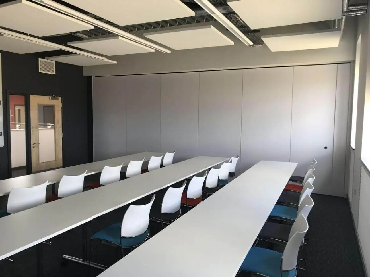 Soundproofing panels modern interior doors top supported sliding door system moving partition wall