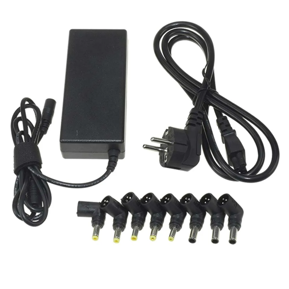 
90W universal charger laptop/notebook automatic universal laptop adapter 15V-24V with 8 dc tips 