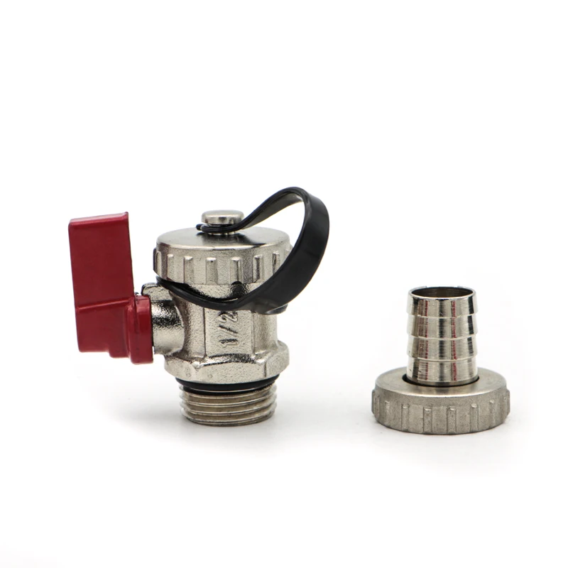 Brass fitting drain valve with Pressure Relief Drain brass material manifold drain valve