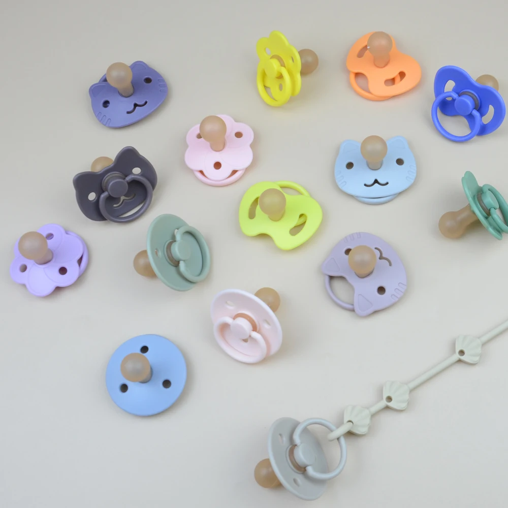 Wholesale Infant Teething Toy BPA Free 0-6 Months Newborn Toddlers Pacifier Nipple Silicone Baby Pacifier