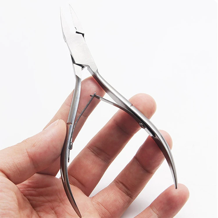 Professional Stainless Steel Nail Plier Cuticle Nipper for Toes and Fingers Manicure Set for Ingrown Nails Beauty Tool