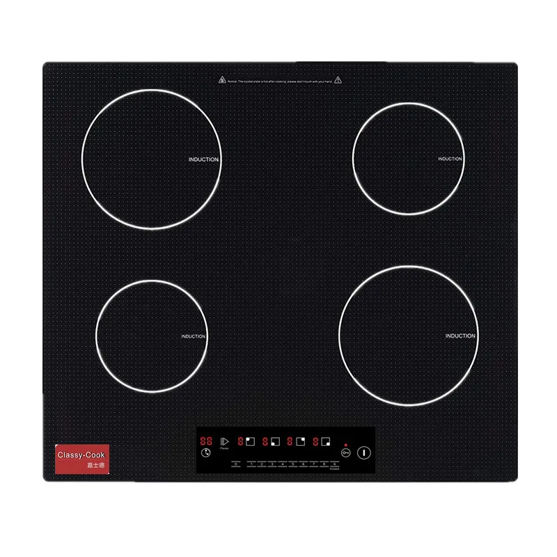 WI-FI Smooth Surface Electric Built-in 4 Burners Induction Hobs