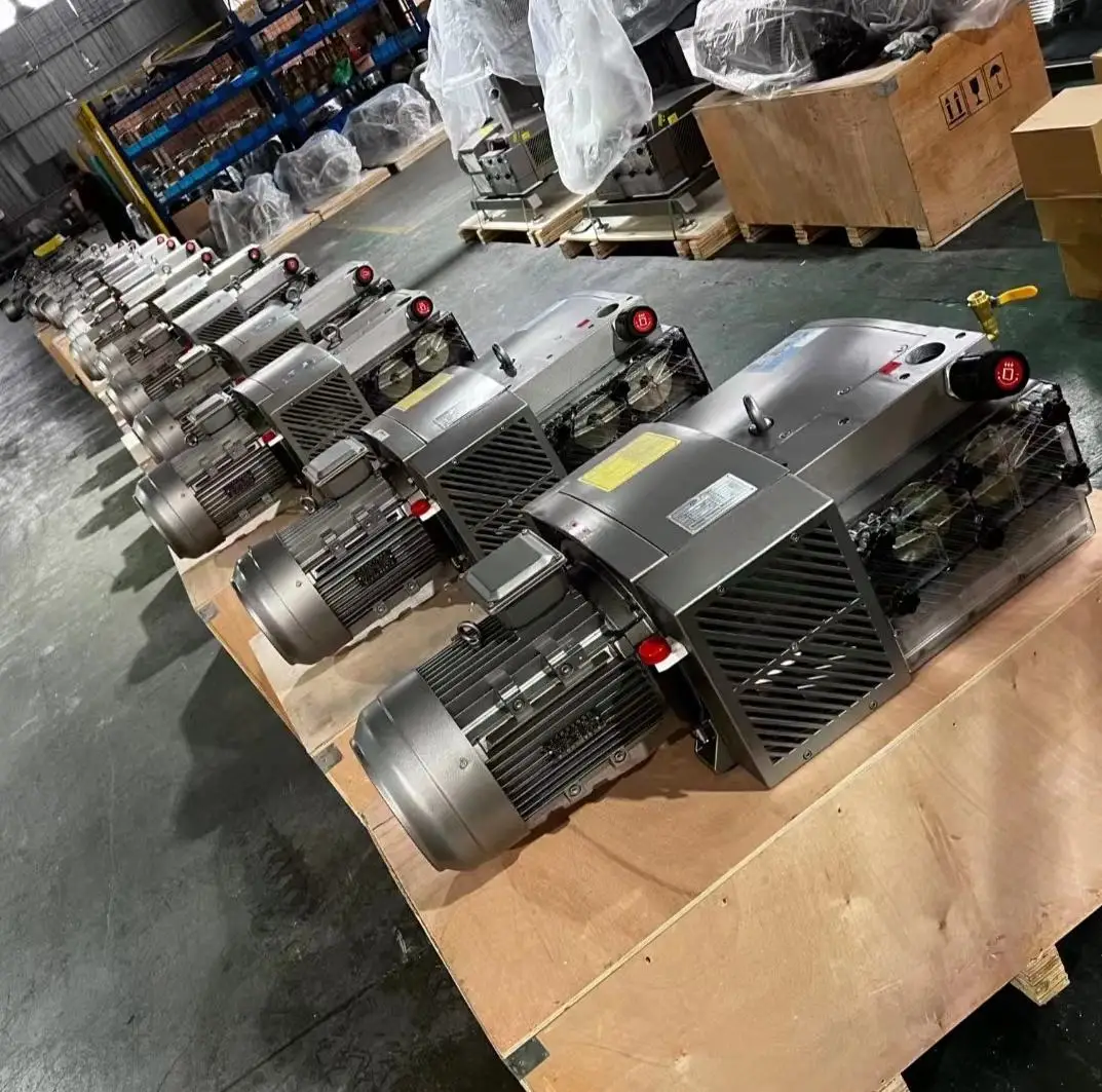China Manufacturer Oil Less Rotary Vane Dry vacuum pump for CNC machine and print press