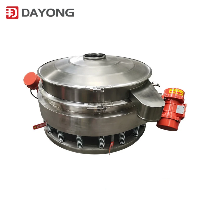 Straight direct discharge vibrating screen Deck Straight Flow Inline Compact Vibrating Screen for Sieving Flour