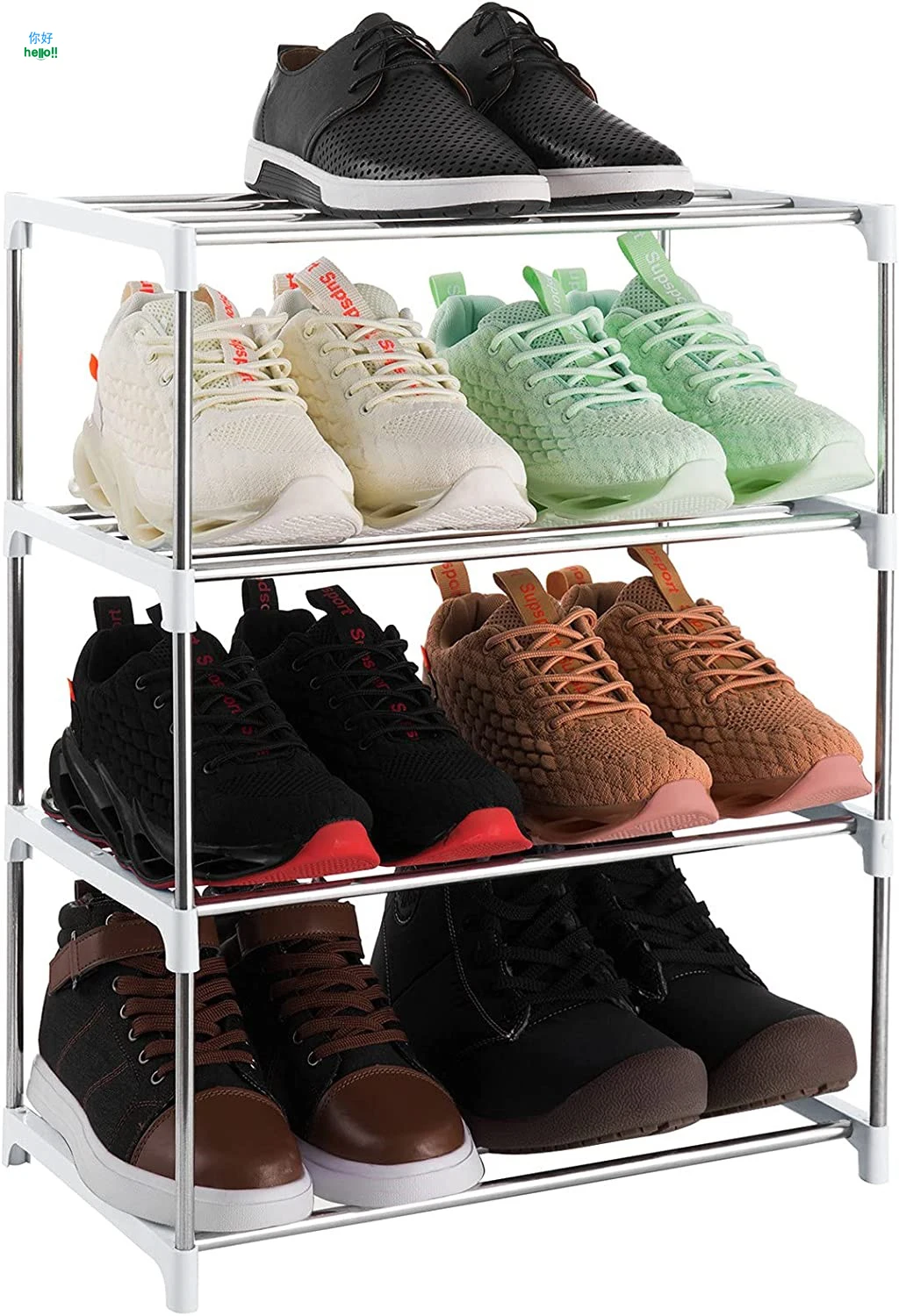 Cheap Hot Sale Non-woven Ventilation Shoe Rack Cabinet Shoe Display Stand Rak Sepatu With Covered