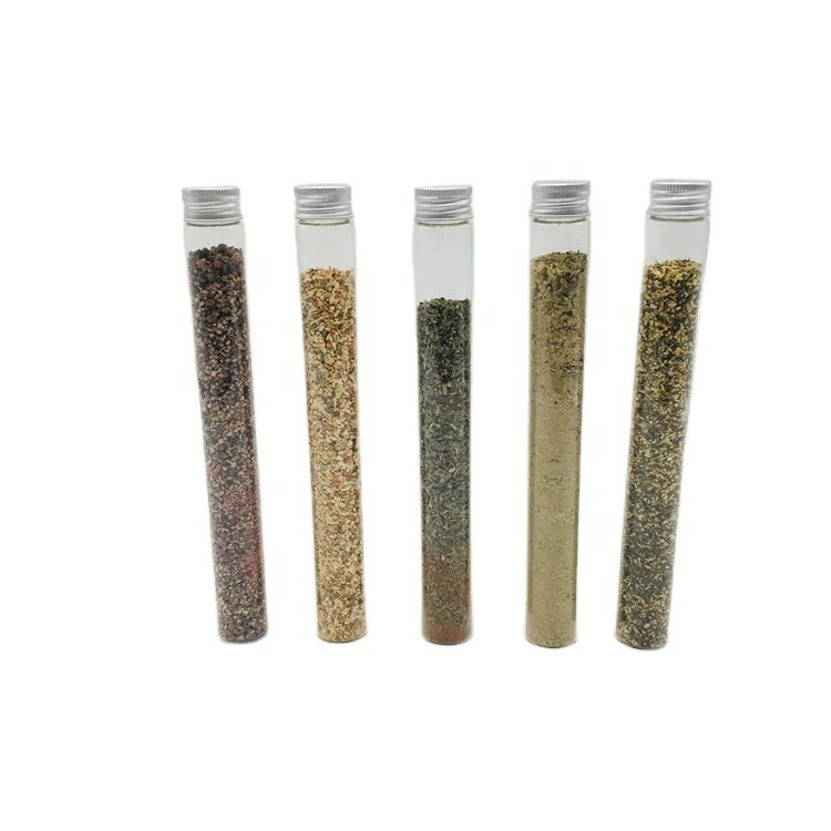 Glass Test Tube With Twist Screw Lid For bath salt