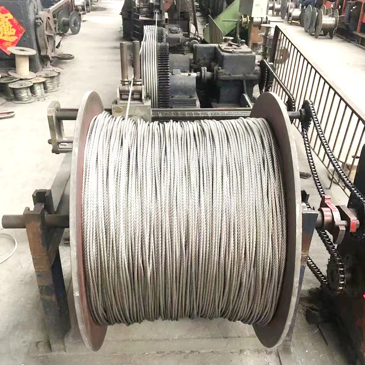 304 316 wire rope 7x7 stainless steel