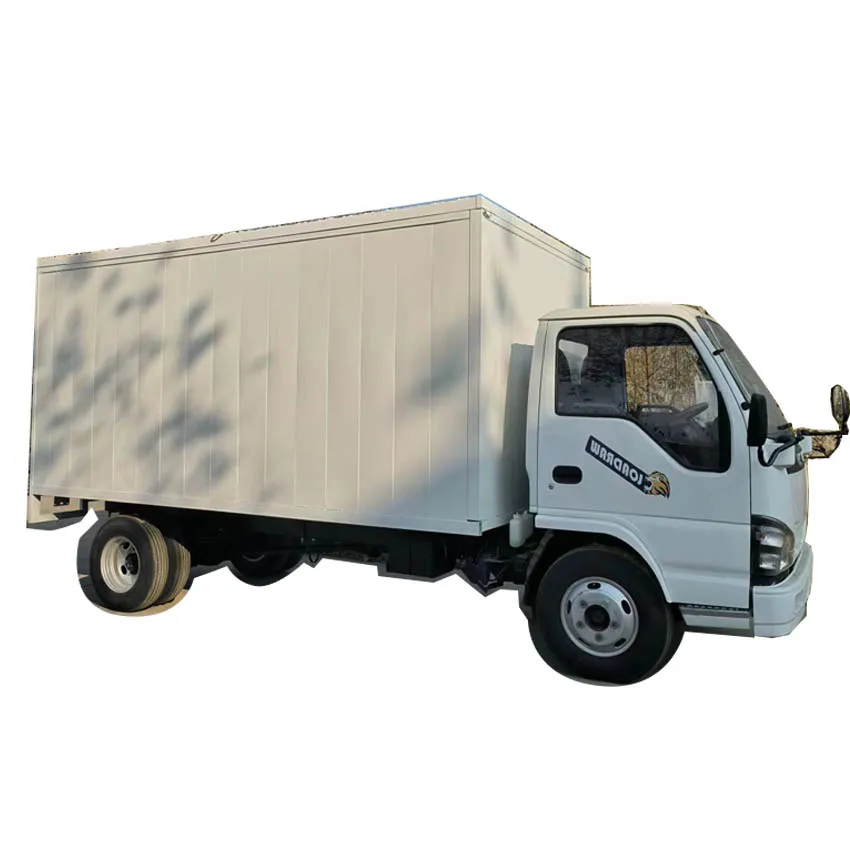 4 Meters Box Van Cargo Trucks with Tail Lift