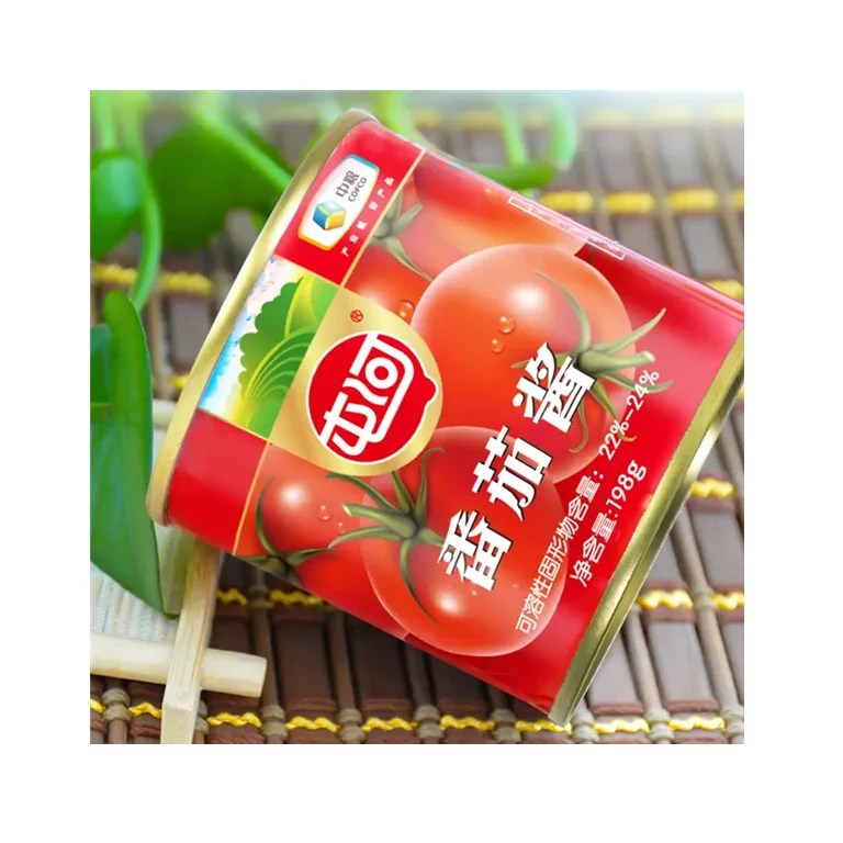 28-30% Brix Canned Tomato Paste 70g 210g 800g 2200g in Different Sizes