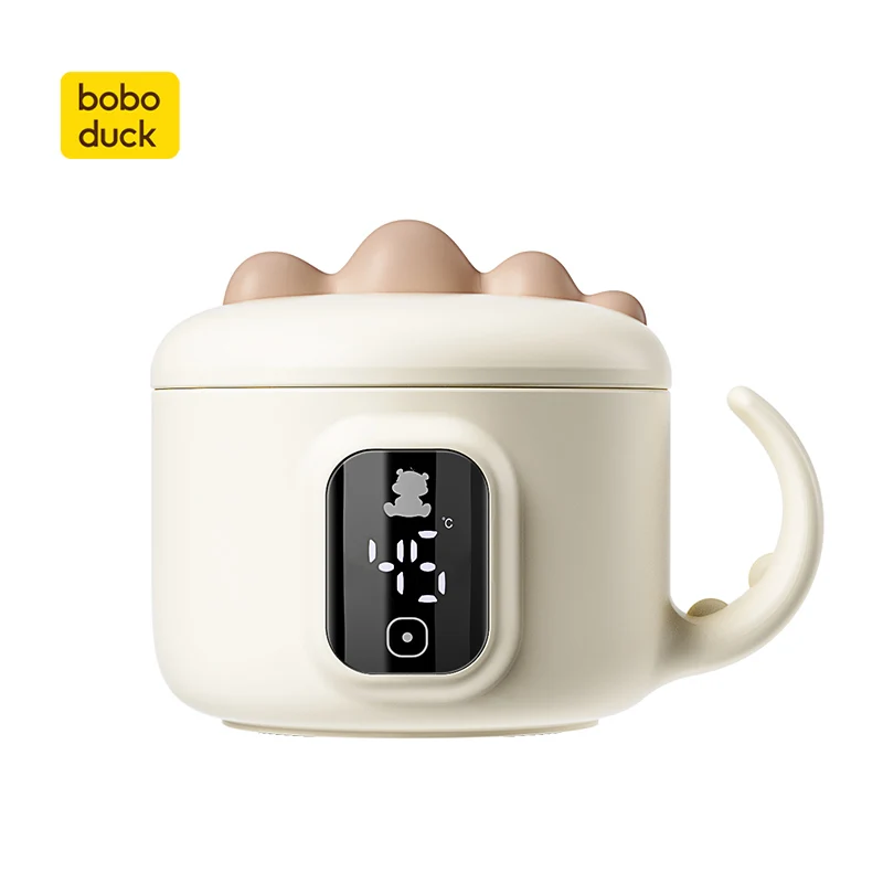 316 Stainless Steel Rechargeable  Portable Baby Food Heating Bowl With Liquid Crystal Display