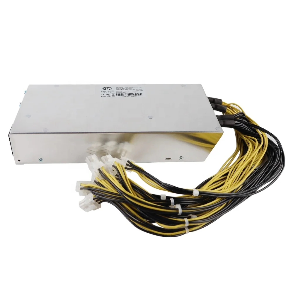 Новый источник питания Gullpower 2000 Вт 1u компьютер в