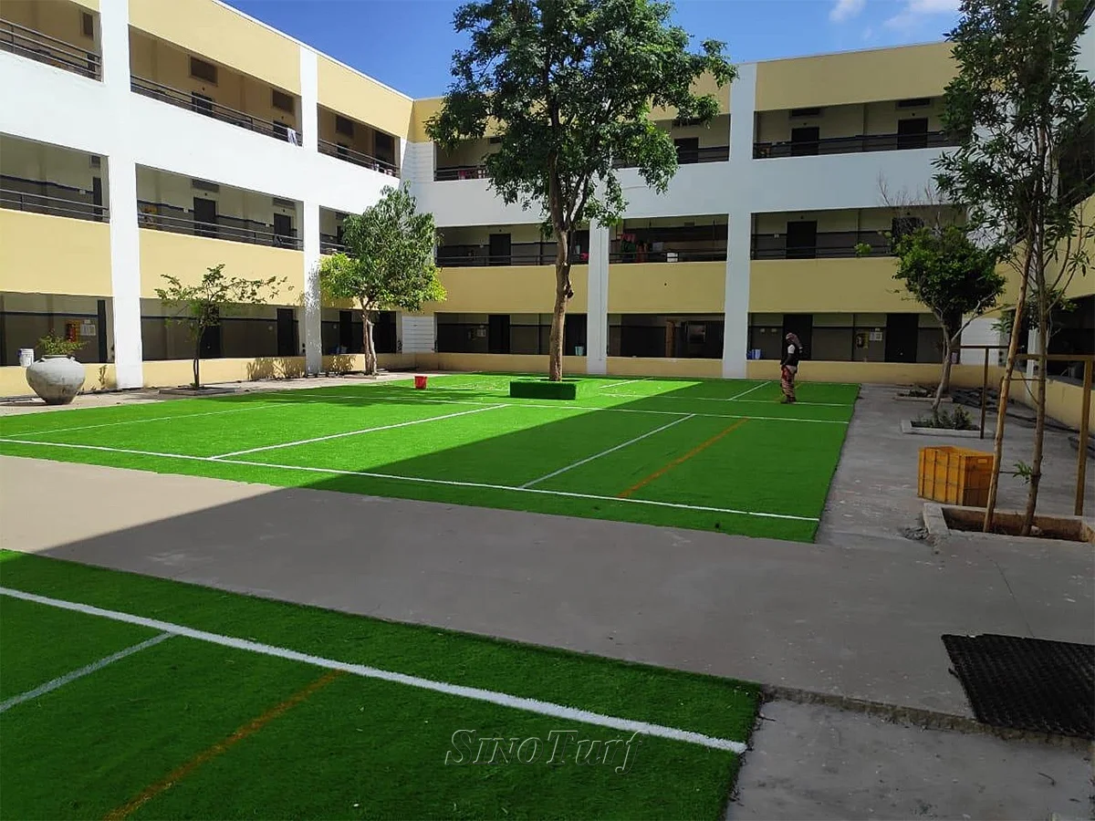Easy Installing Indoor No Infill Soccer Grass Field Artificial Turf Carpet