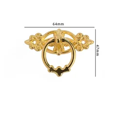Zinc Alloy Door Handle Pull Ring For Furniture Ring Pull Black Door Window Handles
