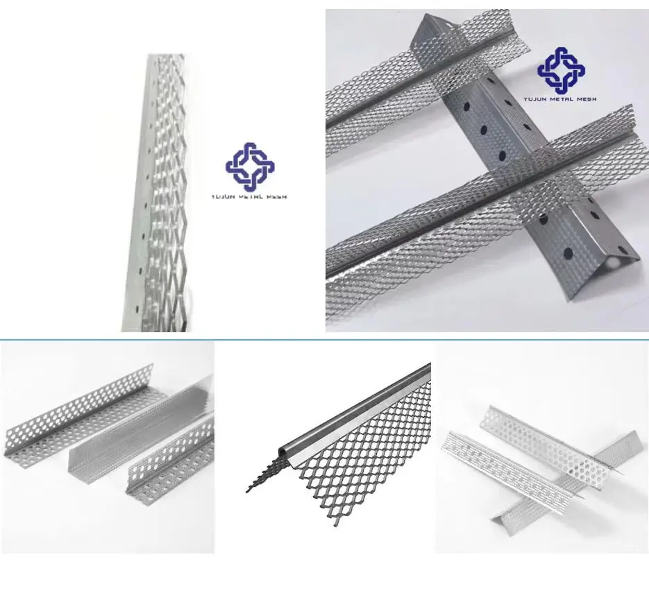 Modern Design   Aluminium Perforated Metal Corner Bead Factory Direct Sales  Application Angle Bead For Protective  Materials
