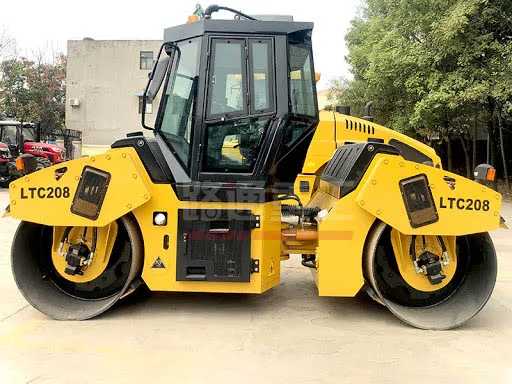 China Lutong Ltc204p 4ton Mini Tire Road Rollers Compactor Price for Sale