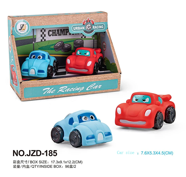 Wholesale Vinyl Frictio Cute Construction Vehicle Fire Fighting Truck Kids Cars Cartoon Car Toy