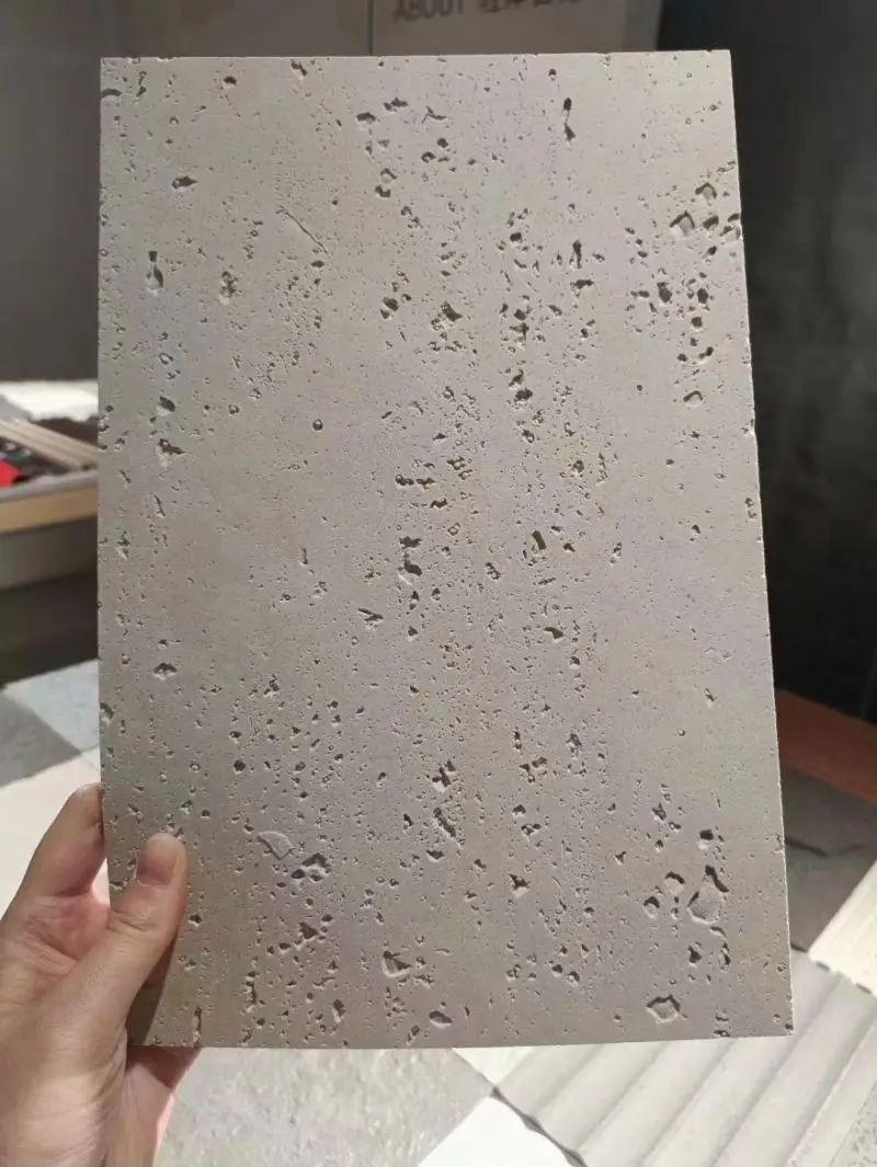 Hot selling materials for exterior walls bent 2.5-3.3mm flexible travertine tile
