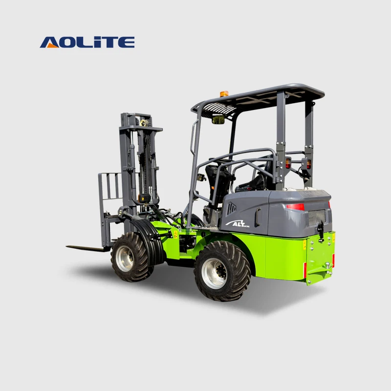 AOLITE 1.2ton Электрический аккумулятор вездеход небольшой мини передний вилочный погрузчик с зарядным устройством ALT электрический колесный FL12