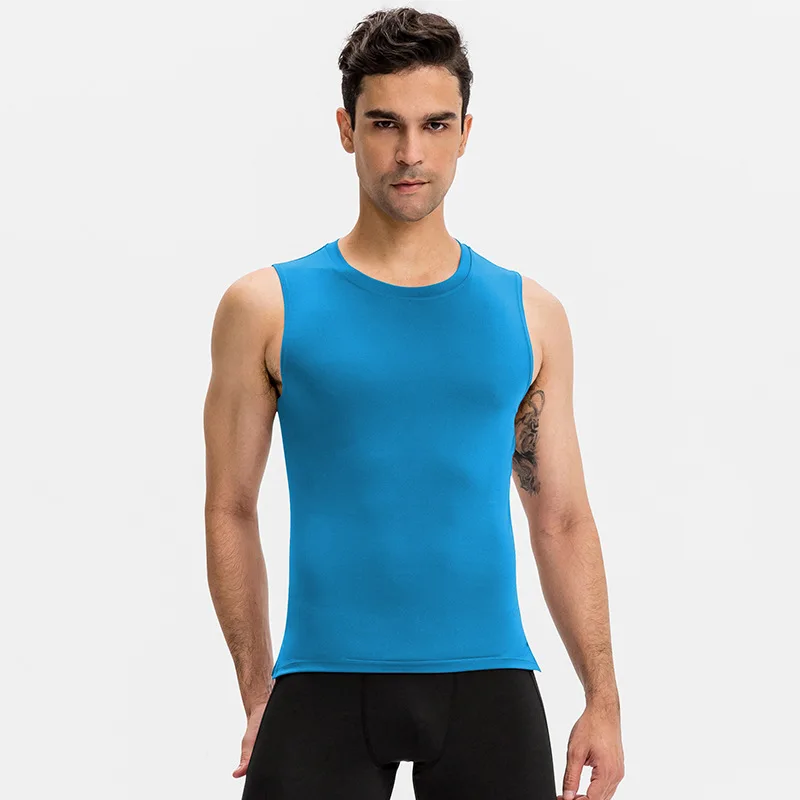 Crew Neck Sleeveless Sport Basketball Shirts Custom Quick Dry Gym Fitness Running Workout Tank Top For Men