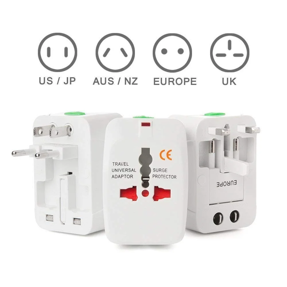 Single USB Charger universal electrical Charger Travel smart 3 Pin power plug adapters Travel Adaptor